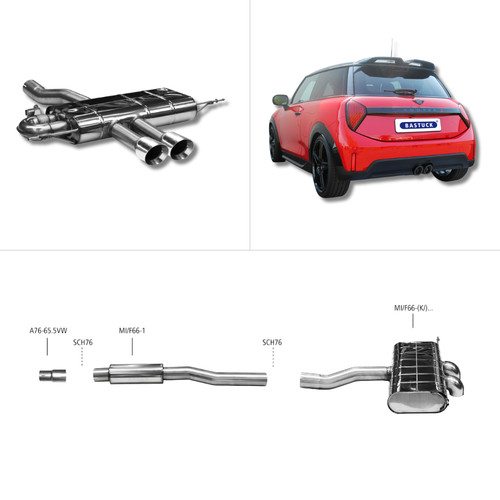 Bastuck komplettanlage mini - bastuck,