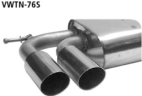Bastuck sportauspuff touran - vw,