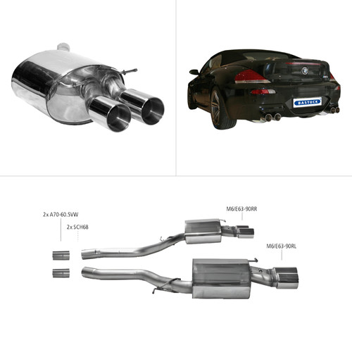 Bastuck sportauspuff bmw 6er - -,