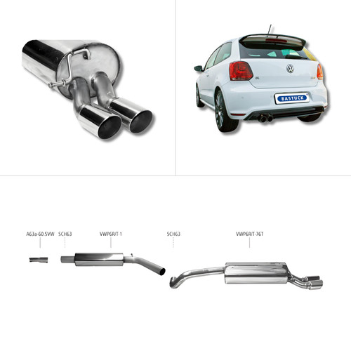 Bastuck komplettanlage vw - komplettanlage,