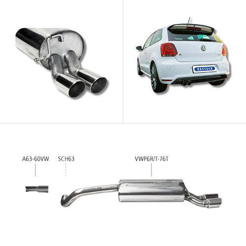 Bastuck sportauspuff vw polo - -,
