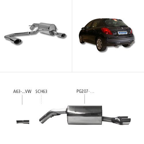 Bastuck sportauspuff peugeot - bastuck,