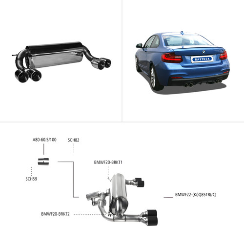 Bastuck sportauspuff bmw - bastuck,