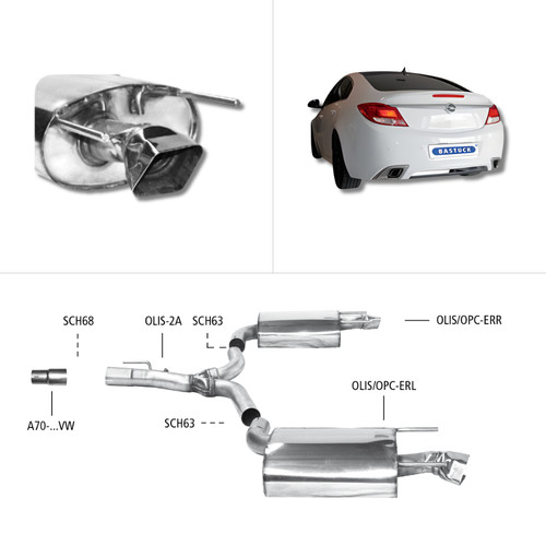Bastuck sportauspuff opel - -,