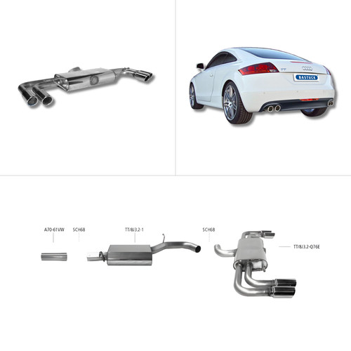 Bastuck komplettanlage audi - bastuck,