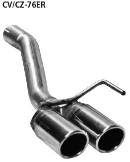 Bastuck sportauspuff chevrolet - sportauspuff,