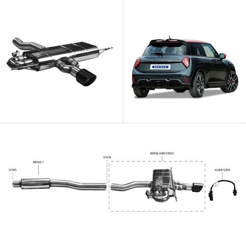 Bastuck komplettanlage mini - komplettanlage,