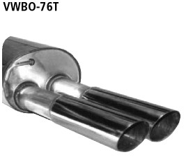 Bastuck sportauspuff seat - sportauspuff,